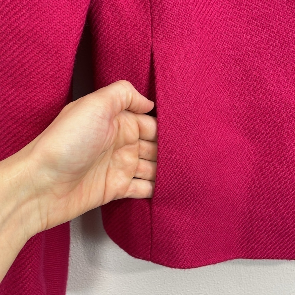 Talbots Moto Zip Blazer Pink - Picture 4 of 8